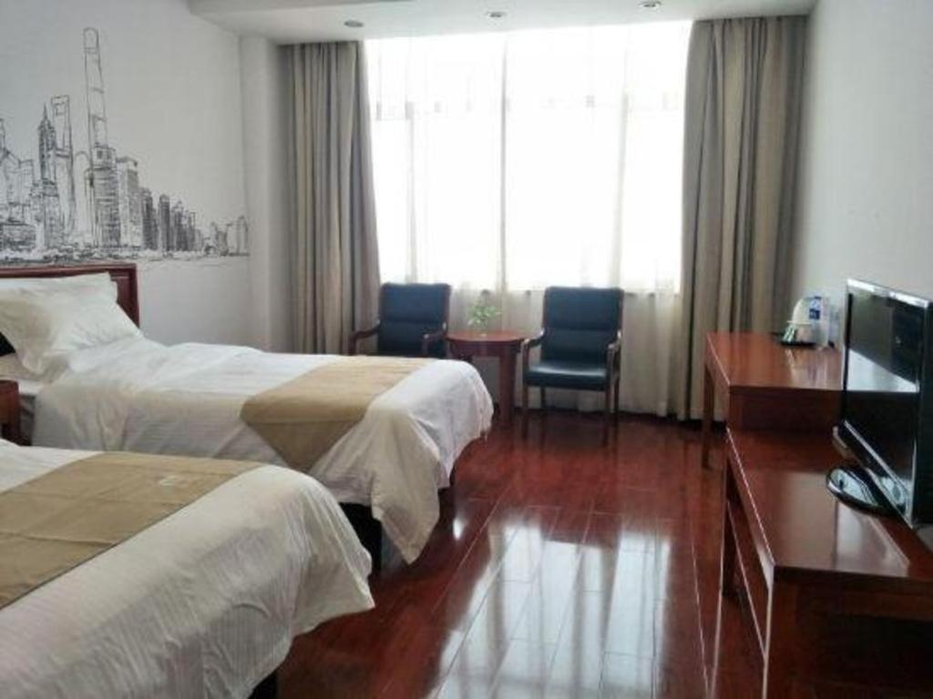 Greentree Inn Tianjin Wuqing Distric Bohai Market Dış mekan fotoğraf