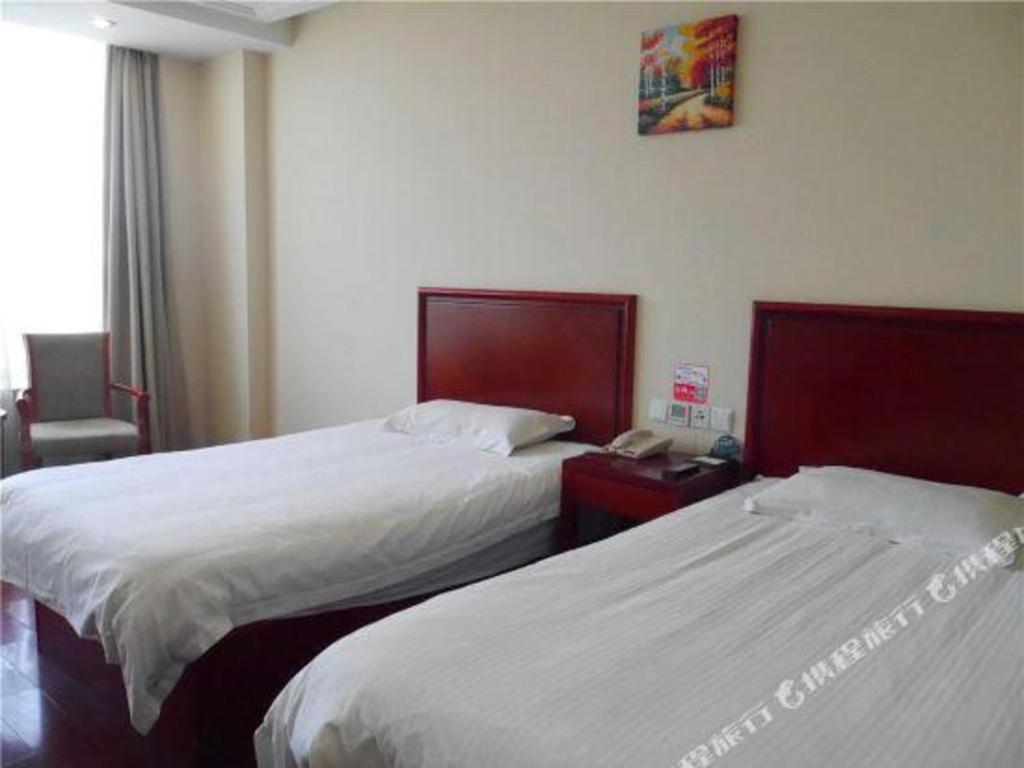 Greentree Inn Tianjin Wuqing Distric Bohai Market Dış mekan fotoğraf